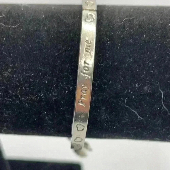 Guardian Angel silver toned bracelet - Picture 3 of 5